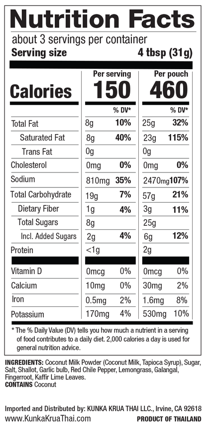 Thai Red Curry Dried Mix